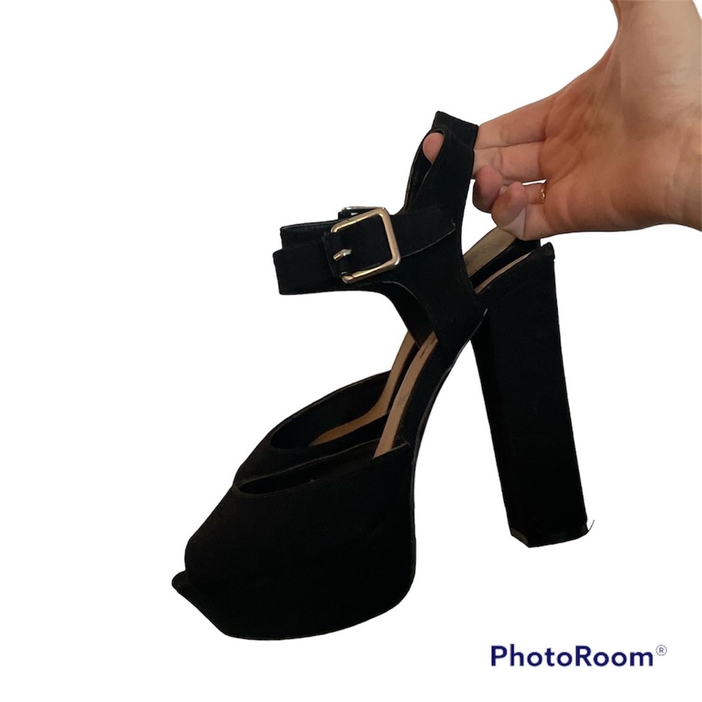 Black Platform Heels - image 1